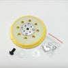 BenMan platorello da 125mm flessibile in plastica con velcro per levigatrice orbitale