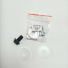 BenMan platorello da 125mm flessibile in plastica con velcro per levigatrice orbitale