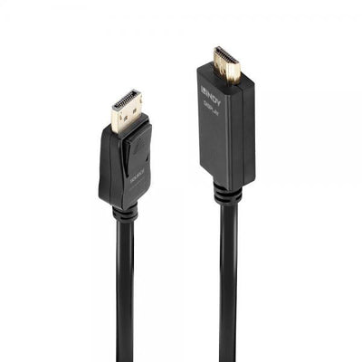 LINDY CAVO DISPLAYPORT/HDMI 4K30 (DP: PASSIVO) 0,5