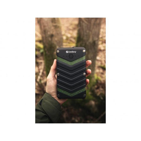 Sandberg Survivor Powerbank 20100 (Survivor Powerbank 20000 - Survivor Powerbank 20100, - Black,Green, Universal, IP67, Lithium-Ion [Li-Ion], 20100 mAh, USB - Warranty: 60M)