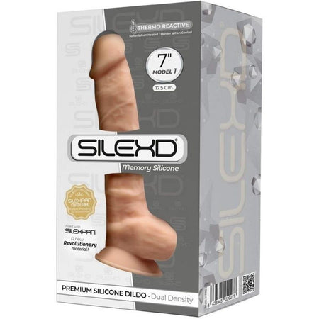 Dildo 18 cm Dual Density Model 1 7" SILEXD 17,5 cm