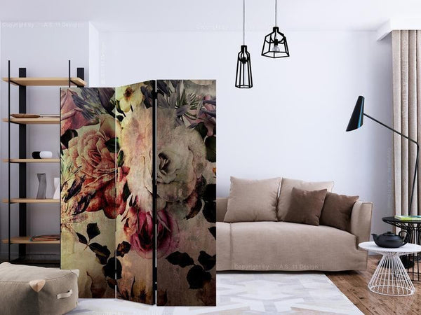 Paravento Nostalgia Flowers [divisori da interno]