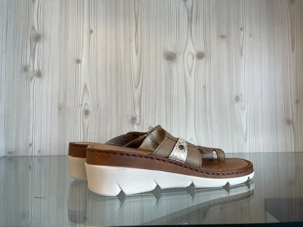 FLY FLOT Ciabatta infra pollice donna Rovere