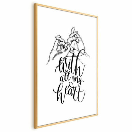 Poster - With All My Heart