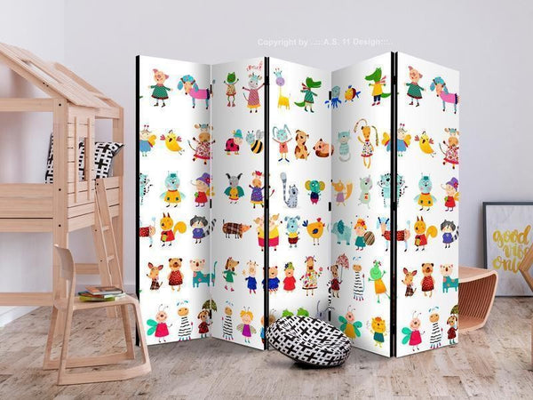 Paravento Cartoon Pets II [divisori da interno]