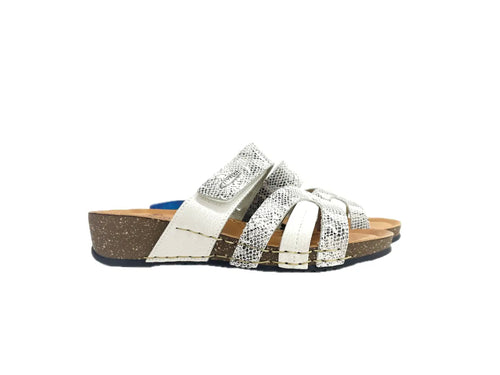 FLY FLOT Donna Ciabatta Aperta Capriana Bianco