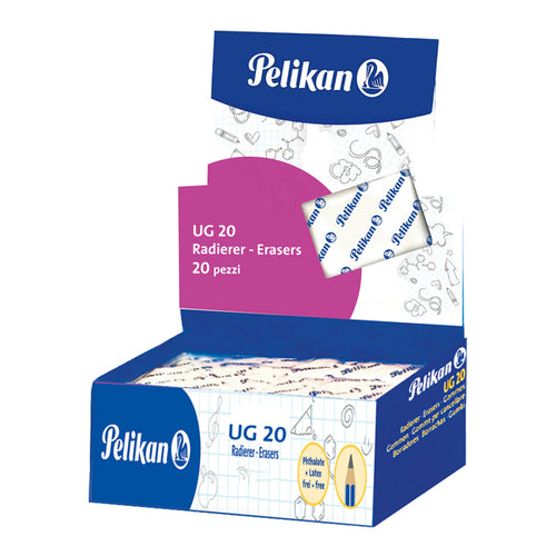 Box 20 Gomma-Pane Pelikan Ug20 Bianca
