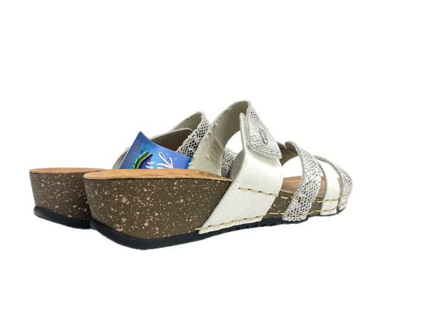 FLY FLOT Donna Ciabatta Aperta Capriana Bianco