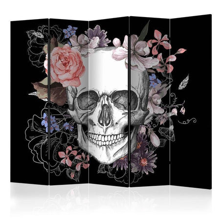 Paravento Skull and Flowers II [Room Dividers]
