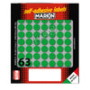 Etichetta Adesiva Verde Tonda D14Mm (10Fogli X 63Etichette Markin