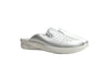 INBLU Ciabatta chiusa con elastici donna argento
