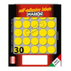 Etichetta Adesiva Giallo Tonda D22Mm (10Fogli X 30Etichette Markin