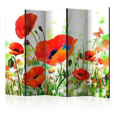 Paravento Country poppies II [divisori da interno]