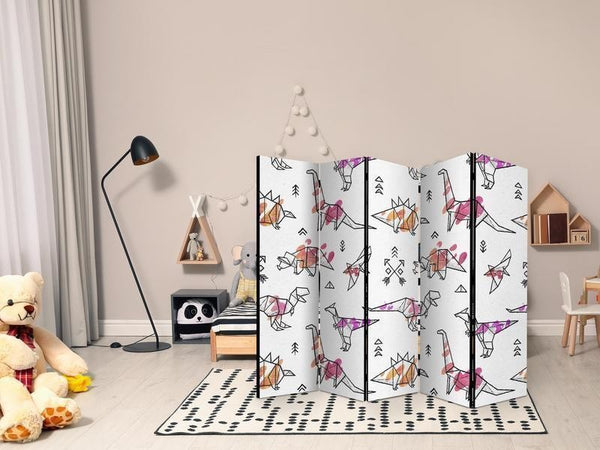 Paravento Origami Dinosaurs II [divisori da interno]