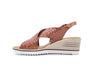 DONNA SOFT Sandali donna incrociati treccia cuoio