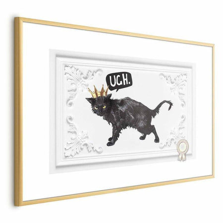 Poster - Cat with a Crown