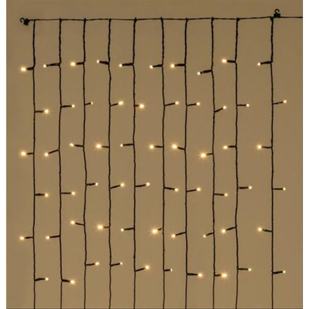 Tenda mantello per albero luci 120 led luce calda per alberi 150 cm da esterno