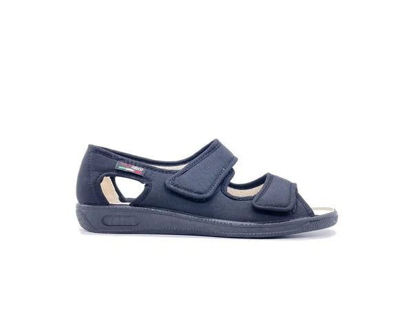 GAVIGA 180 sandali donna in tessuto con strappi