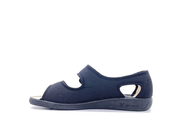 GAVIGA 180 sandali donna in tessuto con strappi