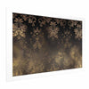 Poster - Dark Baroque Patterns with Golden Accents