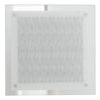 Plafoniera Decoro Linee Quadrato Vetro Lampada Moderna Led 24 watt Luce Naturale