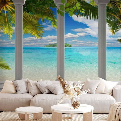 Fotomurale Sea behind Columns