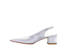 ELLEN Chanel basso donna in pelle Iron Argento