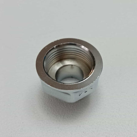 Prolunga ridotta da F 1'' x M 3/4'' sede piana in ottone cromato