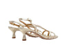 ENZO D'ALESSANDRO sandalo donna SR840 berg wash platino tacco 50