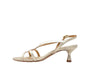 ENZO D'ALESSANDRO sandalo donna SR840 berg wash platino tacco 50