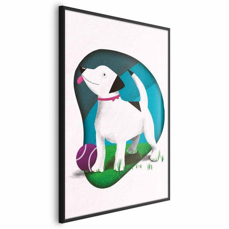 Poster - Dog and Ball