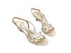 ENZO D'ALESSANDRO sandalo donna SR840 berg wash platino tacco 50