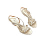 ENZO D'ALESSANDRO sandalo donna SR840 berg wash platino tacco 50