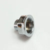 Prolunga ridotta F 1/2'' x M 3/8'' sede piana in ottone cromato