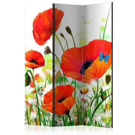 Paravento Country poppies [divisori da interno]
