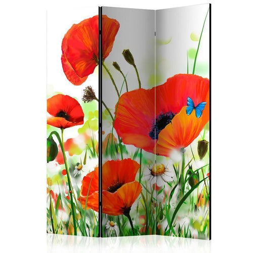 Paravento Country poppies [divisori da interno]