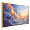Poster - Sunset Over a Cloudy Sea: A Wonderful Symphony of Colors