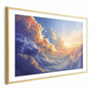 Poster - Sunset Over a Cloudy Sea: A Wonderful Symphony of Colors