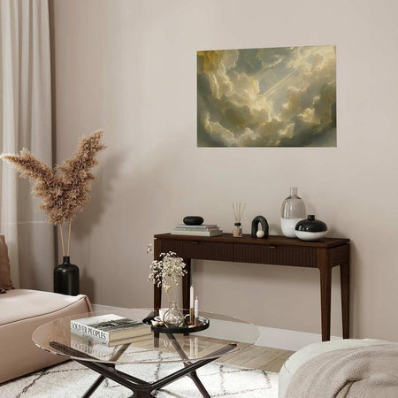 Poster - Fascinating Play of Colors Against the Clouds