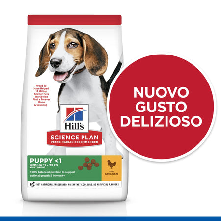 Hill's Mantenimento secco Cani Puppy Medium pollo