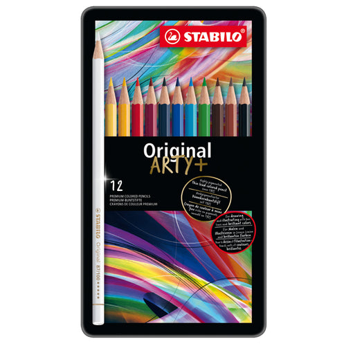 Astuccio Metallo 12 Pastelli Stabilo Original 8773