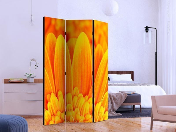 Paravento Yellow gerbera daisies [Room Dividers]