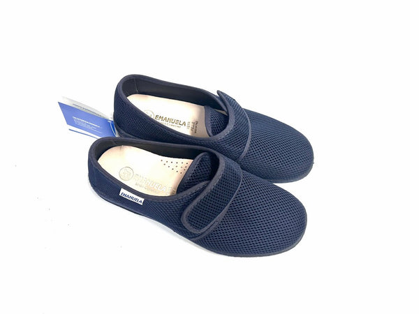 EMANUELA Pantofole uomo a strappo estive blu