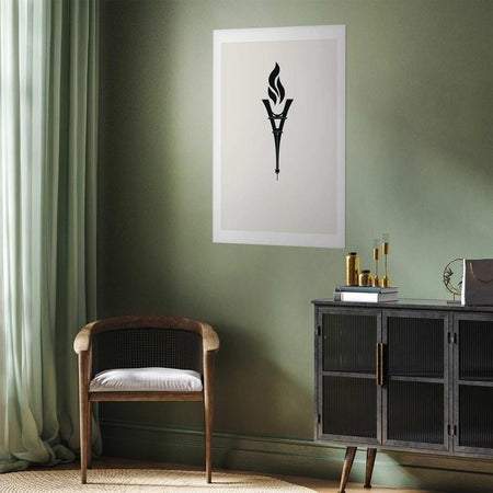 Poster - Torch Shaped Like the Eiffel Tower