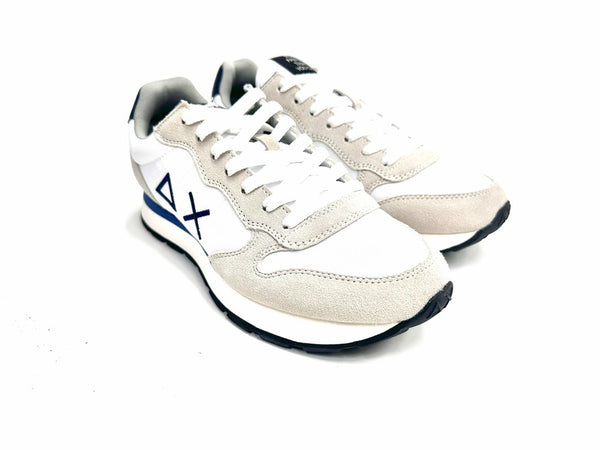 SUN68 Sneaker Uomo Bianco Blu