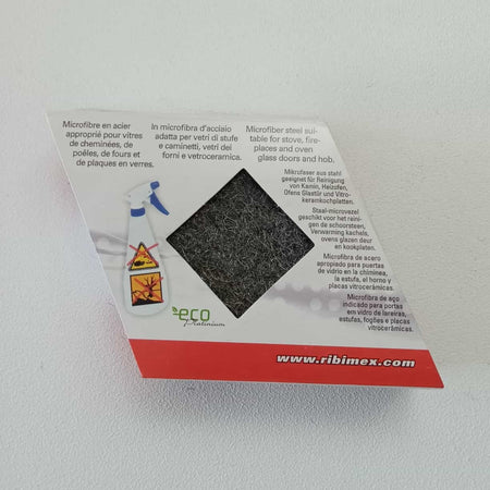 Ribimex spugna per vetri Ceneclean pulizia a secco