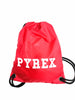 PYREX Sacca rossa in tessuto