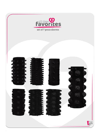 ALL TIMES FAVORITES - SET DA 7 GUAINE Nero