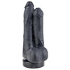 Doppio dildo realistico nero SUMMUM LUCHA 24 cm