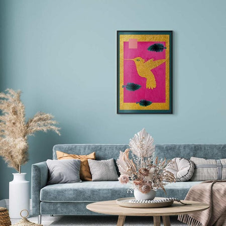 Poster - Golden Hummingbird